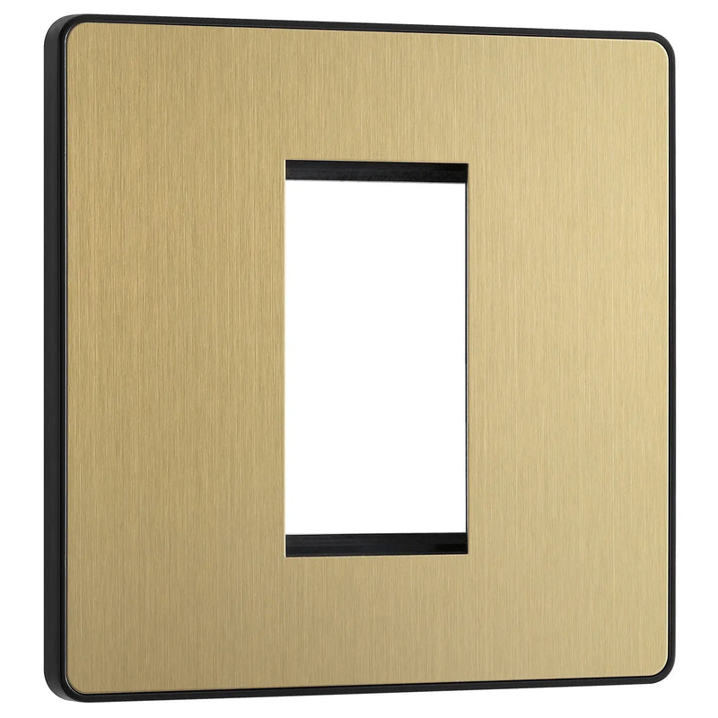 BG Electrical Euro Module - 1 module - square