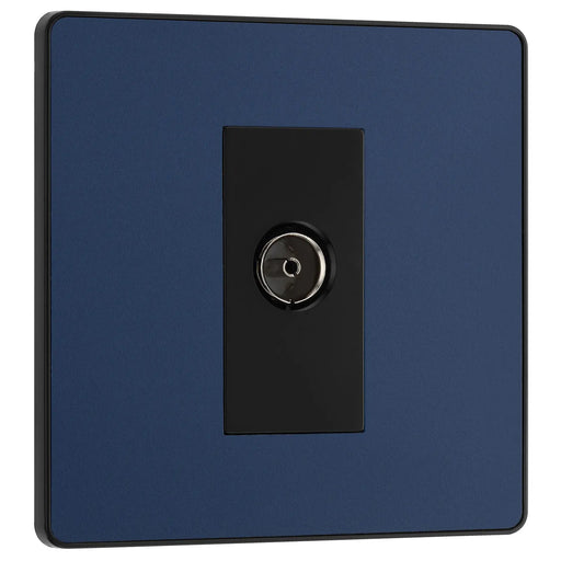 BG Electrical Evolve Matt Blue - Single, co-axial
