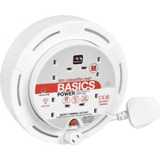 Masterplug Work - 4m, 4 Sockets, 13A, White