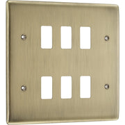BG Electrical Grid - 6 module, square