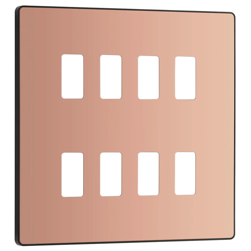 BG Electrical Grid - 8 module, square
