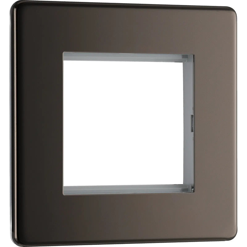 BG Electrical Euro Module - 2 module - square