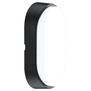 Luceco Ext Residential - Exterior residential bulkhead oval 700lumens with white or black bezel