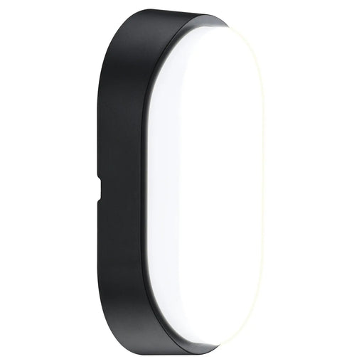 Luceco Ext Residential - Exterior residential bulkhead oval 700lumens with white or black bezel