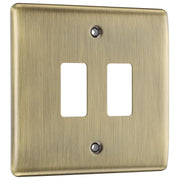BG Electrical Grid - 2 module, square