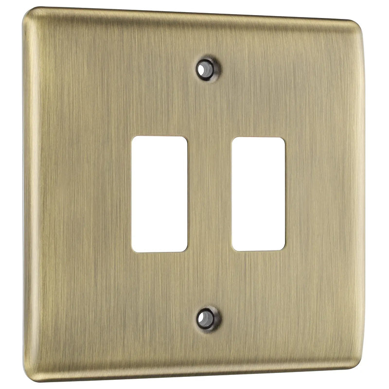 BG Electrical Grid - 2 module, square