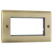 BG Electrical Euro Module - 4 module - rectangular