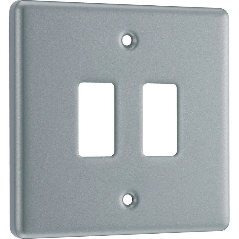 BG Electrical Grid - 2 module, square