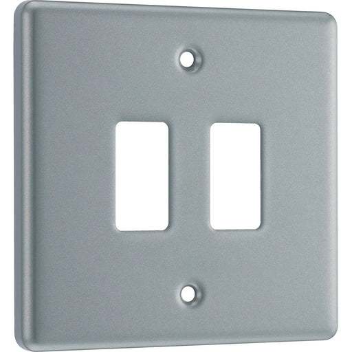 BG Electrical Grid - 2 module, square