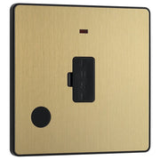 BG Electrical Evolve Satin Brass - Unswitched and fused