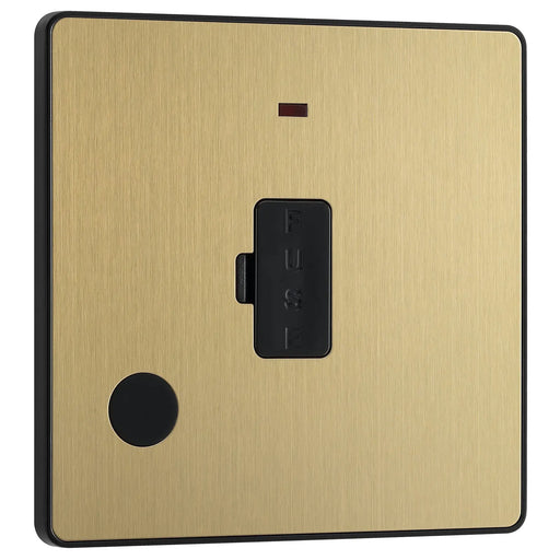 BG Electrical Evolve Satin Brass - Unswitched and fused