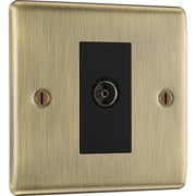 BG Electrical Nexus Metal Antique Brass - Single isolated, co-axial