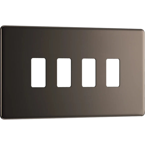 BG Electrical Grid - 4 module, rectangular