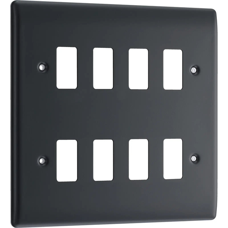 BG Electrical Grid - 8 module, square