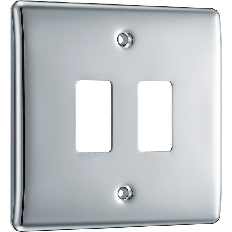 BG Electrical Grid - 2 module, square