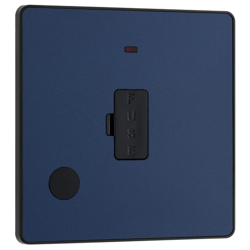 BG Electrical Evolve Matt Blue - Unswitched and fused