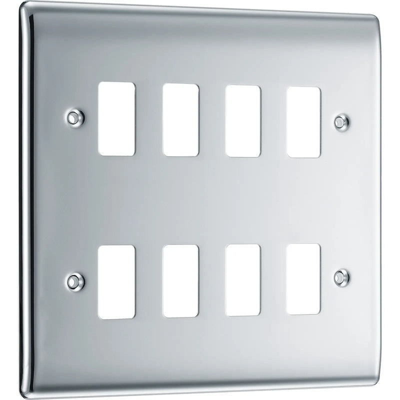 BG Electrical Grid - 8 module, square