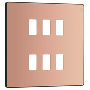BG Electrical Grid - 6 module, square