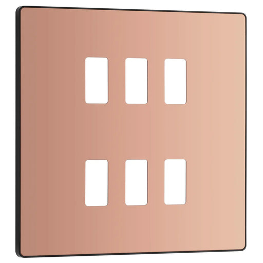 BG Electrical Grid - 6 module, square