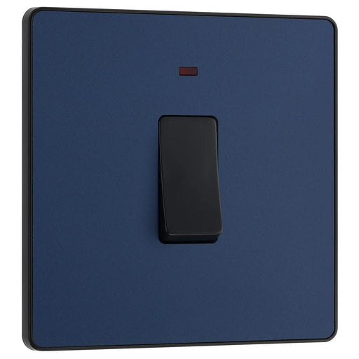 BG Electrical Evolve Matt Blue - 20A, double pole, with indicator