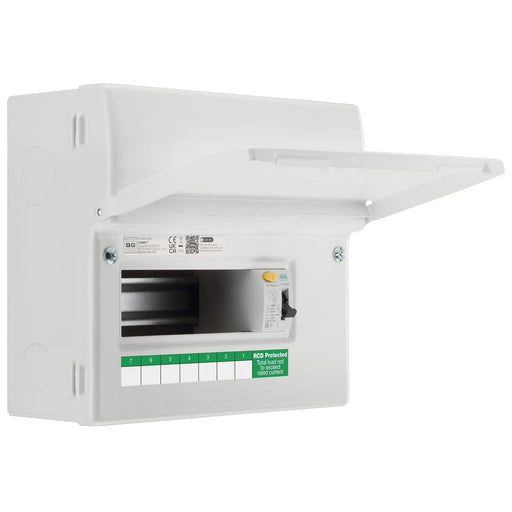 BG Circuit Protection Dual RCD - 9 module, 7 way, 100A Type A RCD