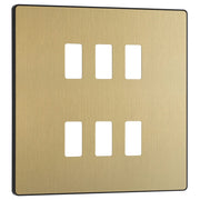 BG Electrical Grid - 6 module, square