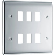BG Electrical Grid - 6 module, square
