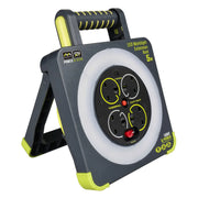 Masterplug Pro XT - 5m, 4 Sockets, 13A, Grey + Green
