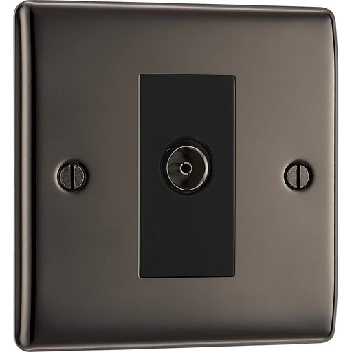 BG Electrical Nexus Metal Black Nickel - Single, isolated, co-axial