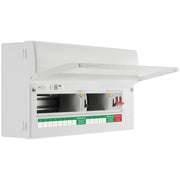 BG Circuit Protection Dual RCD - 19 module, 13 way, 100A Main Switch, 2 x 100A Type A RCD