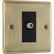 BG Electrical Nexus Metal Antique Brass - Single satellite