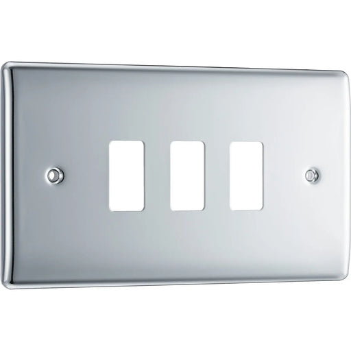 BG Electrical Grid - 3 module, rectangular