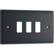 BG Electrical Grid - 3 module, rectangular