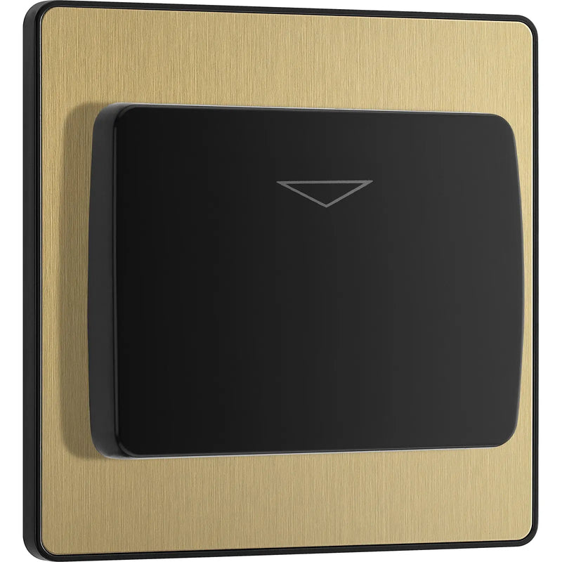 BG Electrical Evolve Satin Brass - Hotel key card switch