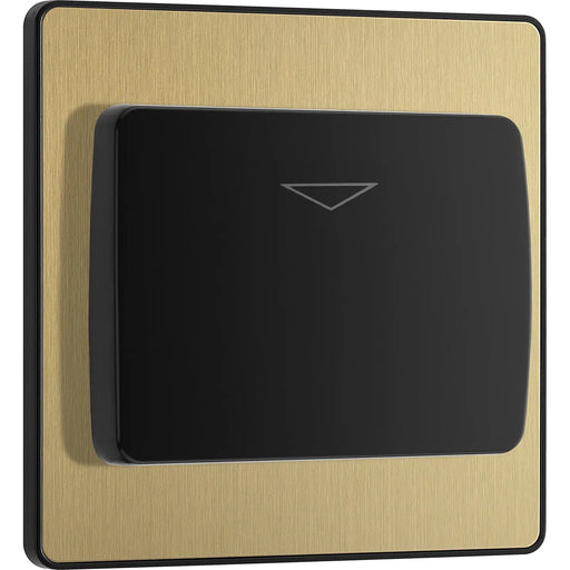 BG Electrical Evolve Satin Brass - Hotel key card switch