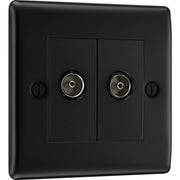 BG Electrical Nexus Metal Matt Black - Double co-axial