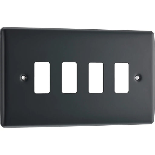 BG Electrical Grid - 4 module, rectangular