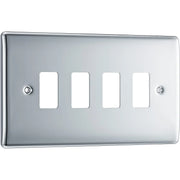 BG Electrical Grid - 4 module, rectangular