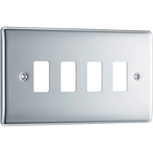 BG Electrical Grid - 4 module, rectangular