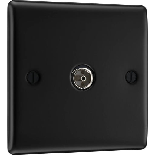 BG Electrical Nexus Metal Matt Black - Single, co-axial
