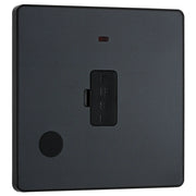 BG Electrical Evolve Matt Grey - Unswitched and fused