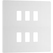 BG Electrical Grid - 6 module, square