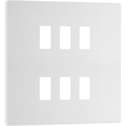 BG Electrical Grid - 6 module, square