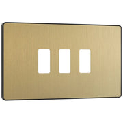 BG Electrical Grid - 3 module, rectangular