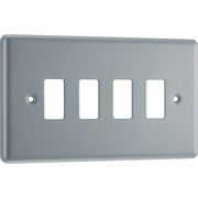 BG Electrical Grid - 4 module, rectangular