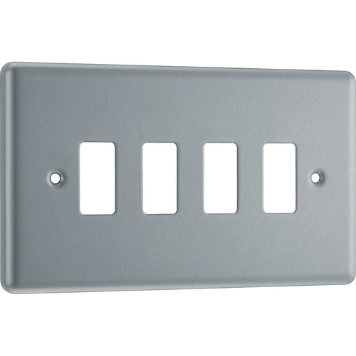 BG Electrical Grid - 4 module, rectangular