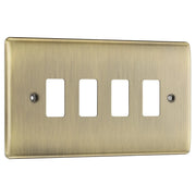 BG Electrical Grid - 4 module, rectangular