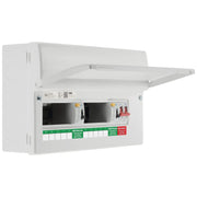 BG Circuit Protection Dual RCD - 16 module, 10 way, 100A Main Switch, 2 x 80A Type A RCD