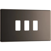 BG Electrical Grid - 3 module, rectangular