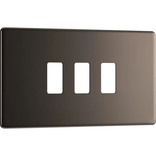 BG Electrical Grid - 3 module, rectangular